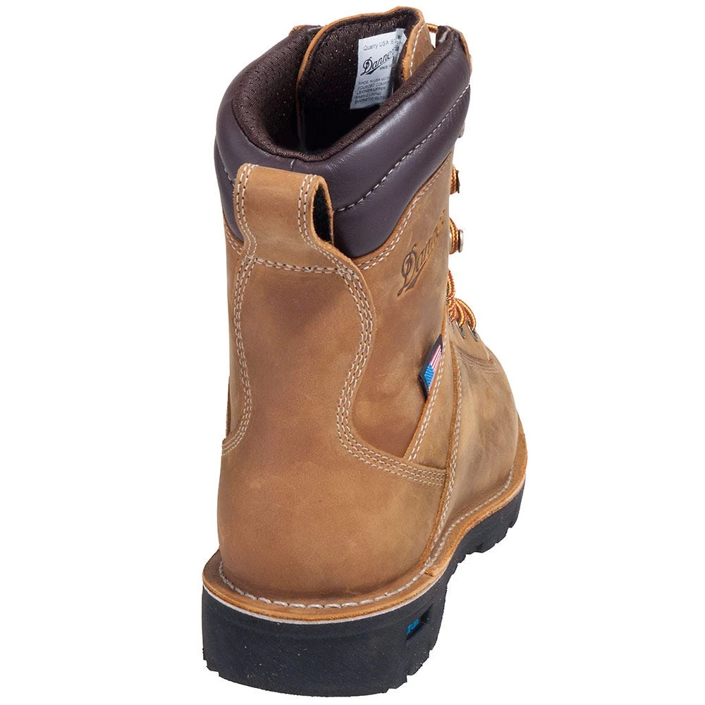 Danner Boots: Men's 17319 Brown Waterproof USA-Made EH Insulated Quarry Boots 9 Danner Boots: Men's 17319 Brown Waterproof USA-Made EH Insulated Quarry Boots - Image 7