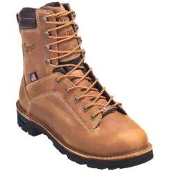 Danner Boots: Men's 17319 Brown Waterproof USA-Made EH Insulated Quarry Boots 11 Danner Boots: Men's 17319 Brown Waterproof USA-Made EH Insulated Quarry Boots -Work Shoe Store danner 17319 p 01