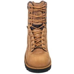 Danner Boots: Men's 17321 Brown Safety Toe USA Made 400G NMT Boots -Work Shoe Store danner 17321 f 01