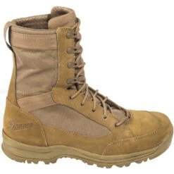 Danner Boots: Men's 55316 Tan 8-Inch Leather/Nylon Military Style Coyote Work Boots -Work Shoe Store danner 55316 o 01 1