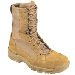Danner Boots: Men's 55316 Tan 8-Inch Leather/Nylon Military Style Coyote Work Boots -Work Shoe Store danner 55316 p 01