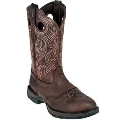 Durango Boots: Men's12 Inch Round Toe Leather Cowboy Boots DB5474 -Work Shoe Store db5474 rockyp 01