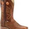 Double H Boots: Men's DH4400 Brown 12" Mickey ICE Roper Domestic Wide Square Toe Cowboy Boot 2 Double H Boots: Men's DH4400 Brown 12" Mickey ICE Roper Domestic Wide Square Toe Cowboy Boot -Work Shoe Store dh4400 500xauto