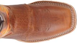 Double H Boots: Men's DH4400 Brown 12" Mickey ICE Roper Domestic Wide Square Toe Cowboy Boot -Work Shoe Store dh4400 500xauto top