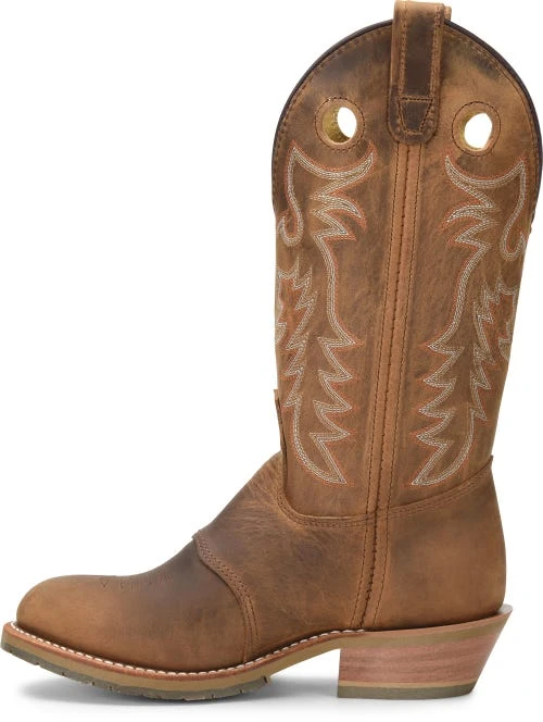 Double H Boots: Women's DH5159 Brown Daniela 12" Domestic ICE Buckaroo Cowboy Boot 5 Double H Boots: Women's DH5159 Brown Daniela 12" Domestic ICE Buckaroo Cowboy Boot - Image 3