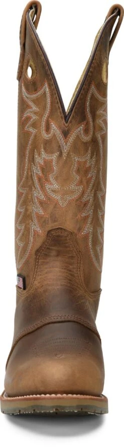Double H Boots: Women's DH5159 Brown Daniela 12" Domestic ICE Buckaroo Cowboy Boot 12 Double H Boots: Women's DH5159 Brown Daniela 12" Domestic ICE Buckaroo Cowboy Boot -Work Shoe Store dh5159 500xauto toe