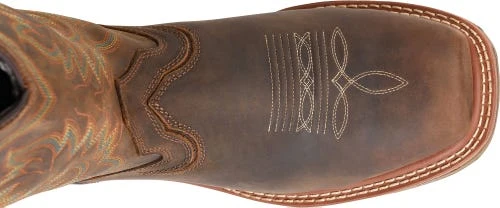Double H Boots: Men's DH5241 Brown Square Composite Toe 12" Elijah Workflex MAX Cowboy Boot 8 Double H Boots: Men's DH5241 Brown Square Composite Toe 12" Elijah Workflex MAX Cowboy Boot - Image 6