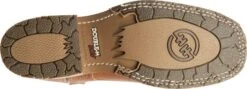 Double H Boots: Men's DH5400 Brown Square Steel Toe ICE Roper 13" Pull On Cowboy Boot -Work Shoe Store dh5400 500xauto outsole