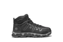 Timberland Pro Shoes: Men's A1JYQ Black Grey PowerTrain Mid Alloy Toe Athletic Work Shoes -Work Shoe Store download 13 1 2