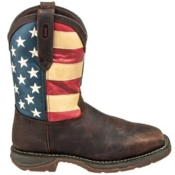 Durango Boots: Men's Steel Toe DB020 American Flag Rebel Cowboy Boots 12 Durango Boots: Men's Steel Toe DB020 American Flag Rebel Cowboy Boots -Work Shoe Store durango 020 o 01