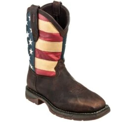 Durango Boots: Men's Steel Toe DB020 American Flag Rebel Cowboy Boots 13 Durango Boots: Men's Steel Toe DB020 American Flag Rebel Cowboy Boots -Work Shoe Store durango 020 p 01