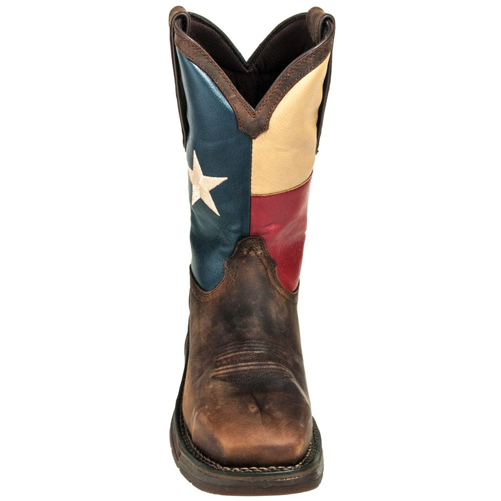 Durango Boots: Men's Steel Toe DB021 EH Texas Flag Cowboy Boots 4 Durango Boots: Men's Steel Toe DB021 EH Texas Flag Cowboy Boots - Image 2