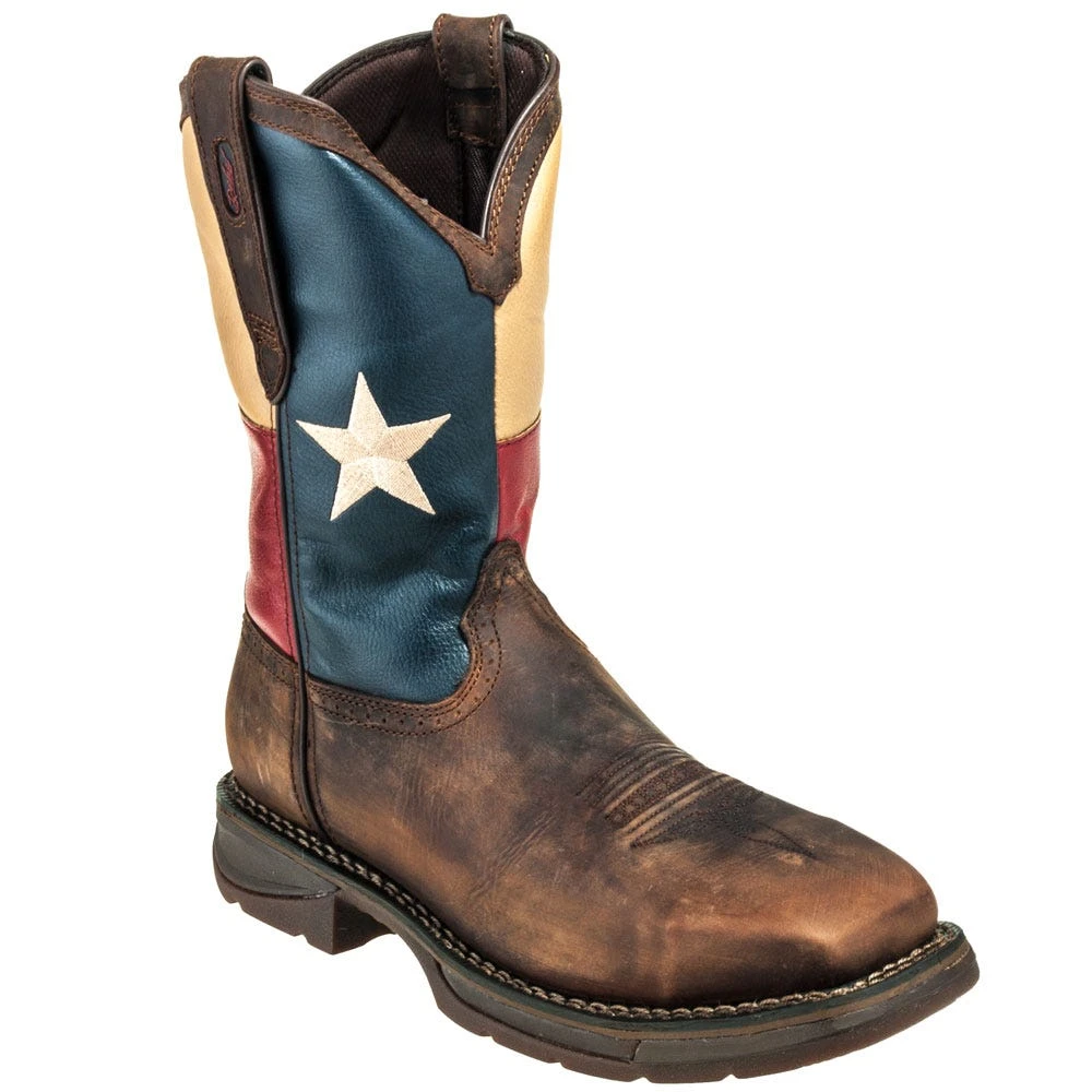 Durango Boots: Men's Steel Toe DB021 EH Texas Flag Cowboy Boots 7 Durango Boots: Men's Steel Toe DB021 EH Texas Flag Cowboy Boots - Image 5