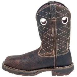 Durango Boots: Men's DB4354 Composite Toe EH Brown Cowboy Work Boots -Work Shoe Store durango db4354 i 01