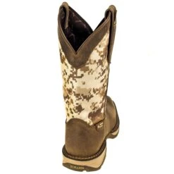 Durango Boots: Men's Desert Camo DDB0166 Rebel Western Pull-On Boots -Work Shoe Store durango ddb0166 b 01