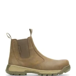 Bates Boots: Men's E03155 Coyote Brown Composite Toe Tactical Sport 2 Station Slip On Boot -Work Shoe Store e03155