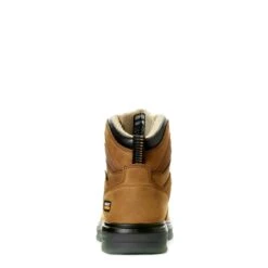 Ariat Boots: Men's 10032608 Aged Bark Turbo 6" Waterproof Work Boot -Work Shoe Store f20 mns work 10032608 heel