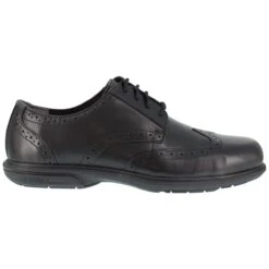 Florsheim Footwear: Men's FS2024 Loedin Steel Toe SD Black Dress Oxford Shoes -Work Shoe Store florsheim fs2024 loedin 01