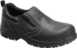 Avenger Shoe: Men's A7109 Foreman Black Composite Toe Waterproof Slip On Shoe