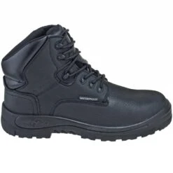 Genuine Grip Boots: Men's 6050 Black Waterproof Composite Toe Poseidon 6-Inch EH Boots 12 Genuine Grip Boots: Men's 6050 Black Waterproof Composite Toe Poseidon 6-Inch EH Boots -Work Shoe Store forge shield 6050 o 01