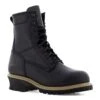 Frye Boots: Men's FR40201 Black Steel Toe 8" Waterproof Logger Work Boot 2 Frye Boots: Men's FR40201 Black Steel Toe 8" Waterproof Logger Work Boot -Work Shoe Store fr40201 01edit