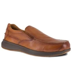 Florsheim Footwear: Men's FS2325 Bayside Cognac Slip On Oxfords -Work Shoe Store fs2325 expand