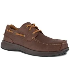 Florsheim Footwear: Men's FS2326 Crazy Horse Brown Oxford Shoes -Work Shoe Store fs2326 expand
