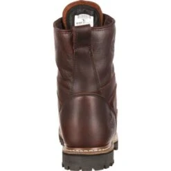 Georgia Boot: Men's G101 Brown 8" Waterproof Work Boots -Work Shoe Store g101 4 large