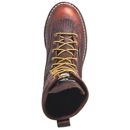 Georgia Boots: Men's Brown G7313 Waterproof EH Steel Toe Logger Boots 4 Georgia Boots: Men's Brown G7313 Waterproof EH Steel Toe Logger Boots - Image 2