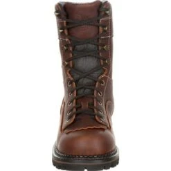 Georgia Boots: Men's Brown GB00238 Composite Toe Waterproof AMP Logger Low Heel Boots -Work Shoe Store gb00238 3 large