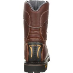 Georgia Boots: Men's Brown GB00238 Composite Toe Waterproof AMP Logger Low Heel Boots -Work Shoe Store gb00238 4 large