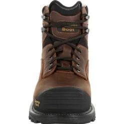 Georgia Boot GB00284 Men's Brown 6" Composite Toe Rumbler Boots -Work Shoe Store gb00284 3 large