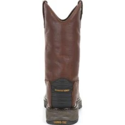 Georgia Boots: Men's GB00308 Brown EH Carbo-Tec LT Pull On Waterproof Boots 11 Georgia Boots: Men's GB00308 Brown EH Carbo-Tec LT Pull On Waterproof Boots -Work Shoe Store gb00308 4 large
