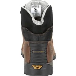 Georgia Boots: Men's GB00313 Brown EH Steel Toe Eagle One Waterproof Work Boots -Work Shoe Store gb00313 4 large