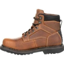 Georgia Boots: Men's GB00316 Brown Waterproof Georgia Giant Revamp Boots -Work Shoe Store gb00316 5 large