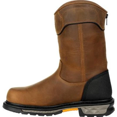 Georgia Boots: Men's GB00394 Brown Carbo Tec LTX Waterproof Composite Toe Pull On Work Boot 6 Georgia Boots: Men's GB00394 Brown Carbo Tec LTX Waterproof Composite Toe Pull On Work Boot - Image 4
