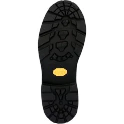 Georgia Boots: Men's GB00603 Black Plain Toe 8" USA Made Logger Waterproof Work Boot -Work Shoe Store gb00603 outsole