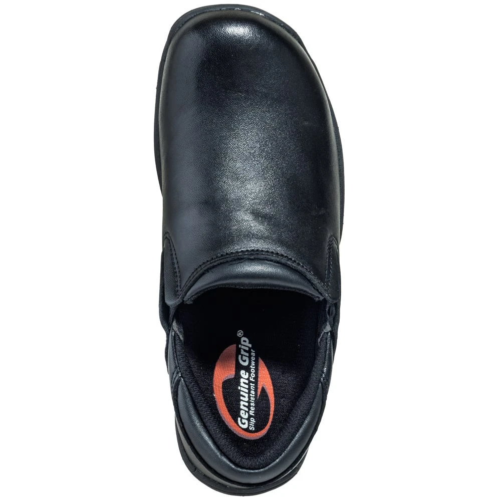 Genuine Grip Shoes: Men's 4700 Black Water-Resistant Slip-On Shoes 9 Genuine Grip Shoes: Men's 4700 Black Water-Resistant Slip-On Shoes - Image 7