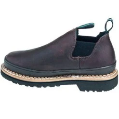 Georgia Boots: Men's Brown GR262 Oil Resistant Giant Romeo Soggy Work Boots -Work Shoe Store georgia g262 i 01