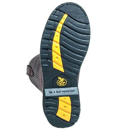 Georgia Boot G4274 Men’s Georgia Giant Brown Pull On Wellington Work Boots 3 Georgia Boot G4274 Men’s Georgia Giant Brown Pull On Wellington Work Boots