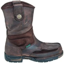 Georgia Boots: Waterproof Men's Brown EH G4603 Moc Steel Toe Athens 10-Inch Wellington Boots 12 Georgia Boots: Waterproof Men's Brown EH G4603 Moc Steel Toe Athens 10-Inch Wellington Boots -Work Shoe Store georgia g4403 o 01 1