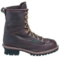 Georgia Boots: Men's Brown G7113 Waterproof Goodyear Welt Logger Boots -Work Shoe Store georgia g7113 o 01