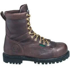 Georgia Boots: Men's G8341 Brown Steel Toe Waterproof EH Work Boots -Work Shoe Store georgia g8341 o 01