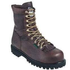 Georgia Boots: Men's G8341 Brown Steel Toe Waterproof EH Work Boots -Work Shoe Store georgia g8341 p 01