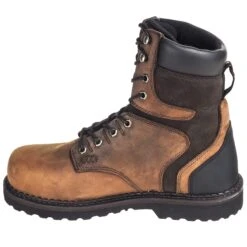 Georgia Boots: Waterproof Steel Toe EH G9334 Men's Dark Brown Brookville Work Boots -Work Shoe Store georgia g9334 i 01