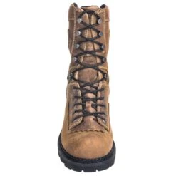 Georgia Boots: Men's Waterproof GB00096 Brown Slip-Resistant Comfort Core General Toe Logger Boots -Work Shoe Store georgia gb00096 f 01