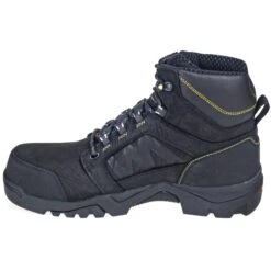 Georgia Boots: Waterproof Composite Toe EH 6-Inch Black GB00130 Men's Amplitude Leather Work Boots -Work Shoe Store georgia gb00130 i 01