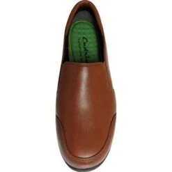 Genuine Grip: Women's Endrina 351 Caramel Camila Composite Toe Slip On Shoe -Work Shoe Store gg351 6 large 1