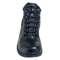 Grabbers Work Shoes: Men's G1240 Black Affixed Black Slip Resistant Work Boot -Work Shoe Store graber g1240st f 01