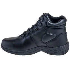 Grabbers Work Shoes: Men's G1240 Black Affixed Black Slip Resistant Work Boot -Work Shoe Store graber g1240st i 01